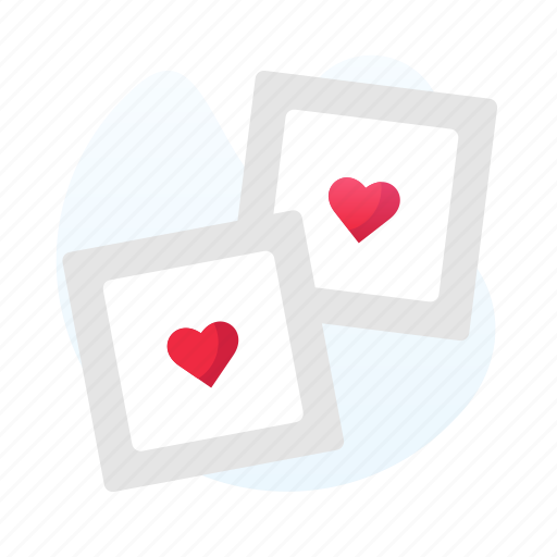 Envelope, gradient, heart, photo, pink, red, valentine icon - Download on Iconfinder