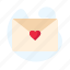 empty, envelope, heart, pink, red, valentine 