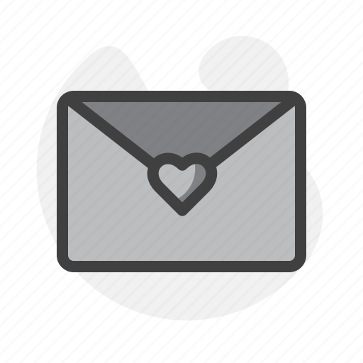Empty, envelope, grey, heart, pink, red, valentine icon - Download on Iconfinder