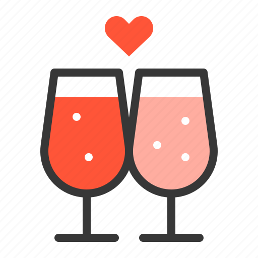 Beverage, champagne, drink, valentine icon - Download on Iconfinder