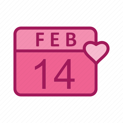 Calendar, love, valentine icon - Download on Iconfinder