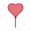 baloon, heart, valentine 