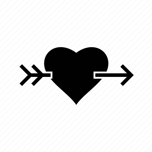 Arrow, heart, valentine icon - Download on Iconfinder