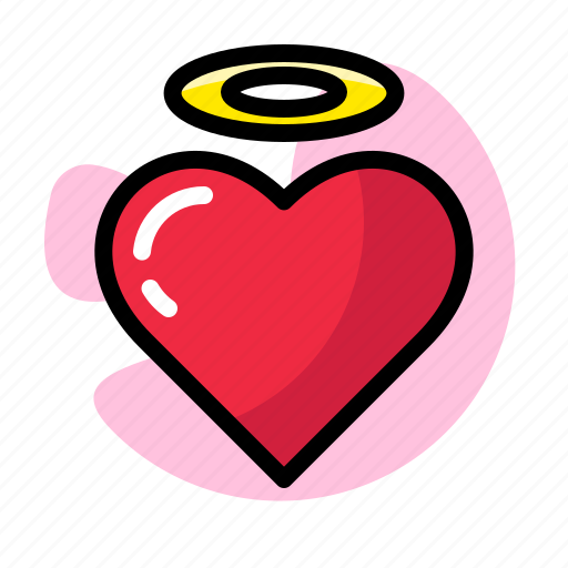 Angel, fly, heart, letter, pink, red, valentine icon - Download on Iconfinder
