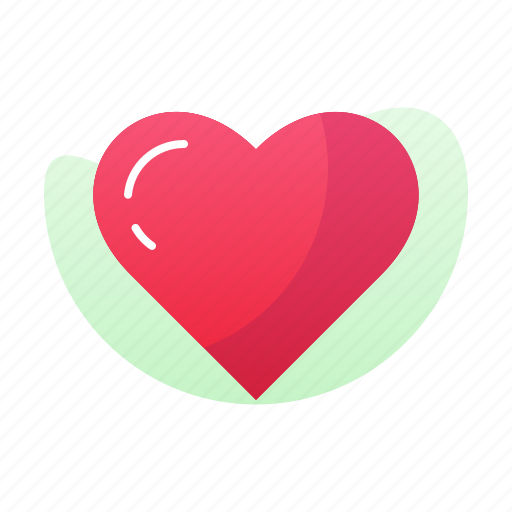 Gradient, heart, pink, red, valentine icon - Download on Iconfinder