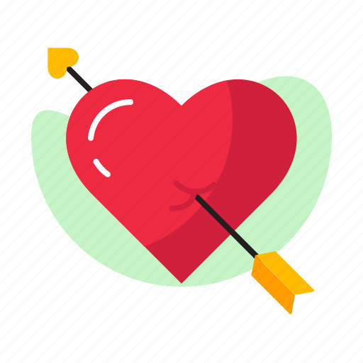 Arrow, heart, left, pink, red, valentine icon - Download on Iconfinder