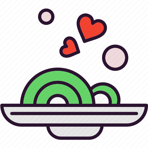 Disk, food, heart, valentine icon - Download on Iconfinder