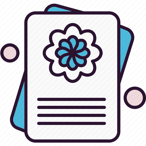Document, file, flower, valentine icon - Download on Iconfinder