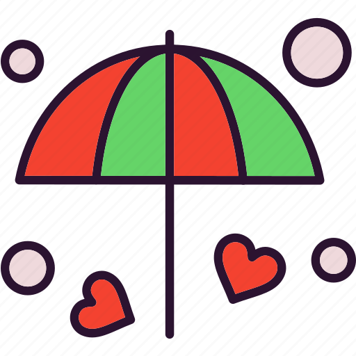 Heart, love, umbrella, valentine icon - Download on Iconfinder