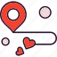 location, love, point, valentine 
