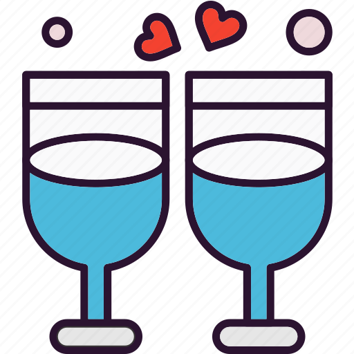 Alcohol, glass, valentine, wine icon - Download on Iconfinder