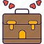 briefcase, luggage, suitcase, valentine 