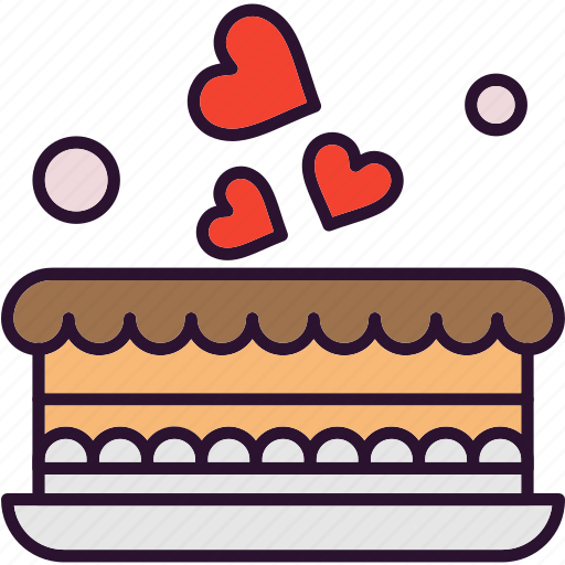 Cake, heart, love, valentine icon - Download on Iconfinder