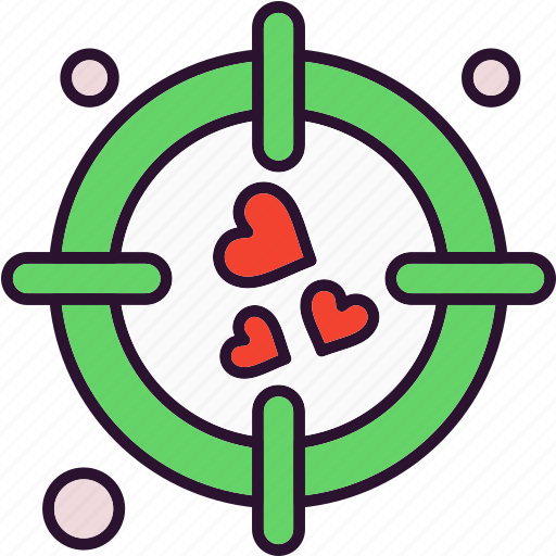 Heart, love, target, valentine icon - Download on Iconfinder