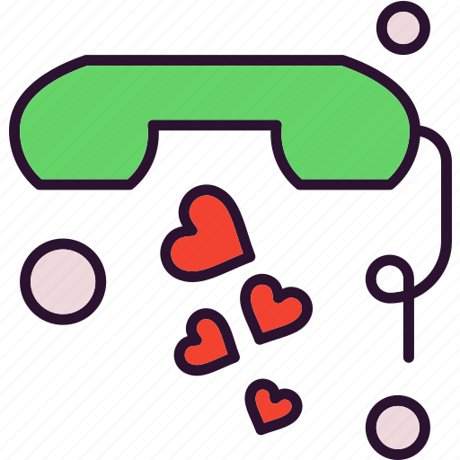 Heart, phone, telephone, valentine icon - Download on Iconfinder