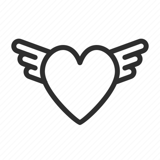 Valentine, angel, heart, love icon - Download on Iconfinder