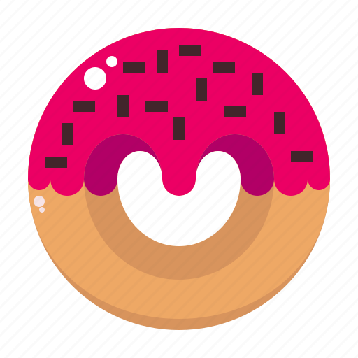 Donut, valentine, love, food, sweet, dessert icon - Download on Iconfinder