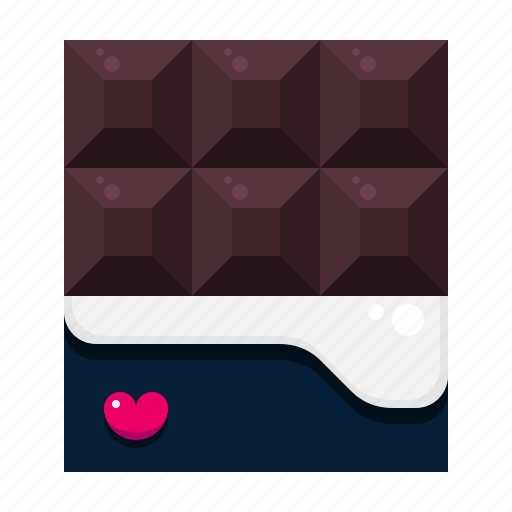 Chocolate, bar, valentine, love, food, sweets, dessert icon - Download on Iconfinder