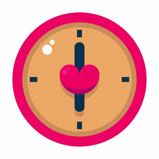 Wall, clock, valentine, love, time, watch icon - Download on Iconfinder