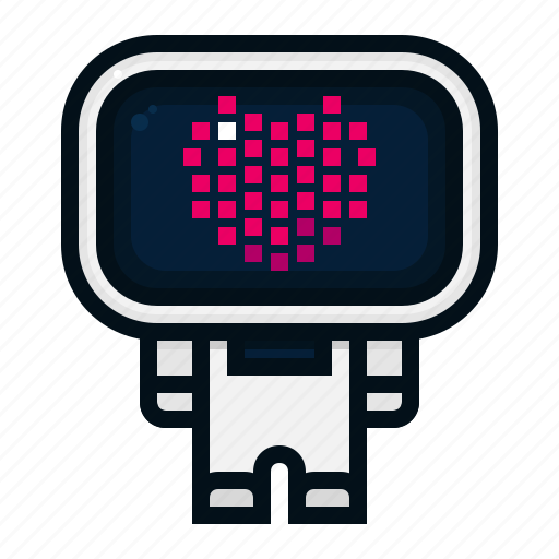 Robot, valentine, love, heart, romantic, character, avatar icon - Download on Iconfinder