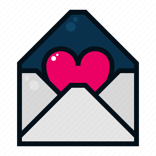 Love, mail, valentine, heart, romantic, envelope, message icon - Download on Iconfinder