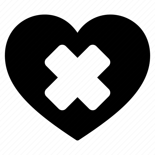 Broken, heart, breakup, love, crack icon - Download on Iconfinder