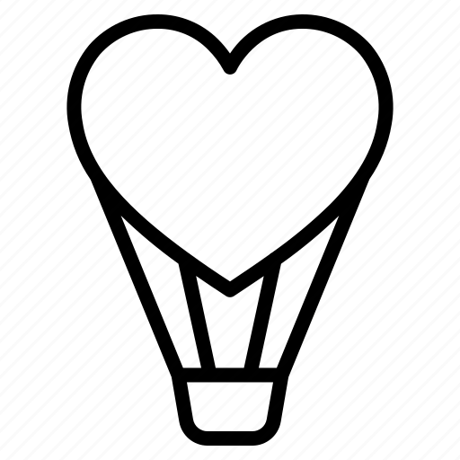 Balloon, couple, heart, love, valentine icon - Download on Iconfinder