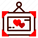 frame, heart, picture, love, and, romance