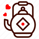 kettle, tea, heart, love, and, romance