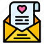 open, email, love, letter, heart, and, romance 