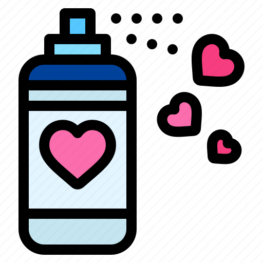 Spray, paint, heart, love, and, romance icon - Download on Iconfinder