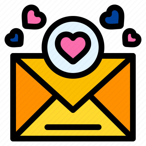 Love, letter, email, heart, and, romance icon - Download on Iconfinder