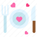 dinner, plate, heart, love, and, romance
