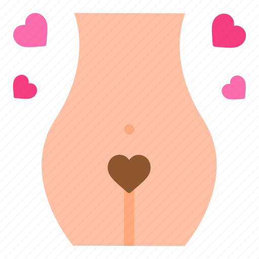 Hip, body, nude, heart, love, and, romance icon - Download on Iconfinder