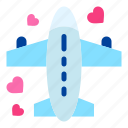 aeroplane, travel, heart, love, and, romance