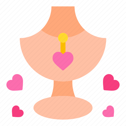 Necklace, jewellery, heart, love, and, romance icon - Download on Iconfinder