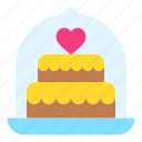 cake, sweet, dessert, heart, love, and, romance