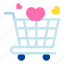 shopping, trolly, love, trolley, heart, and, romance 