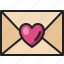 love, letter, envelope, heart, mail, message 