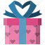 gift, box, present, package, valentine, party, surprise 