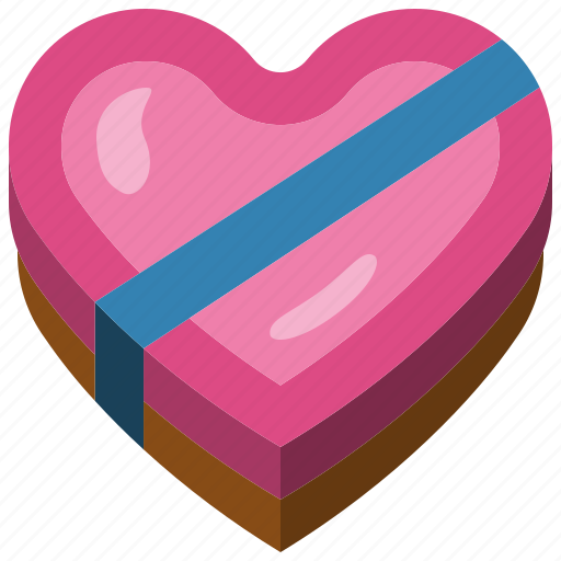 Heart, box, gift, present, anniversary, valentines, day icon - Download on Iconfinder