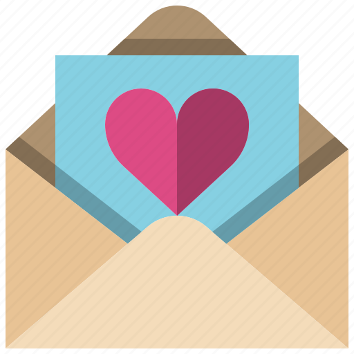 Letter, greeting, card, mail, love, open, message icon - Download on Iconfinder