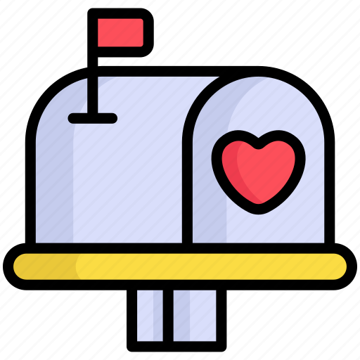 Mailbox, mail, love letter, email, envelope, post, box icon - Download on Iconfinder