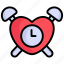 love clock, heart shape clock, heart shape, clock, time, watch, timer, alarm 