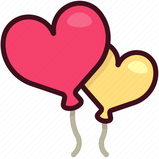 Balloon, valentine, love, heart icon - Download on Iconfinder