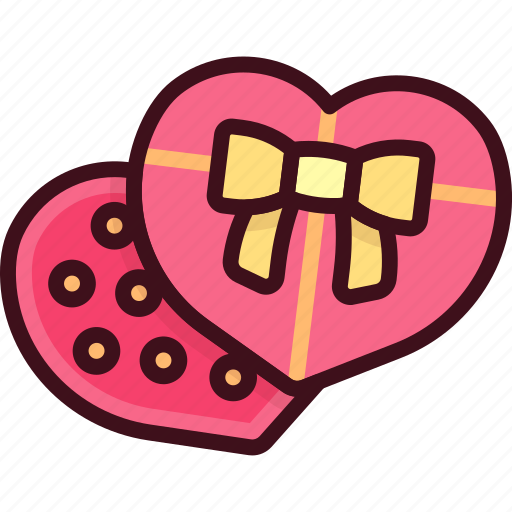 Chocolate, box, valentine, gift icon - Download on Iconfinder
