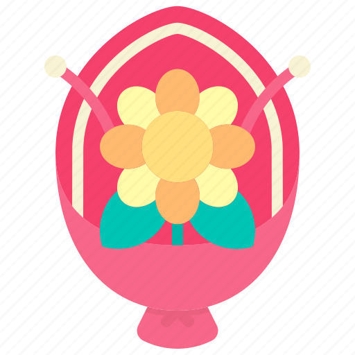 Bouquet, flower, gift, romantic icon - Download on Iconfinder