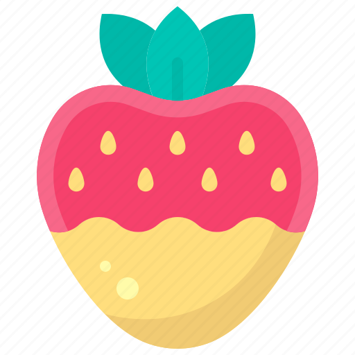 Strawberry, chocolate, sweet, food icon - Download on Iconfinder