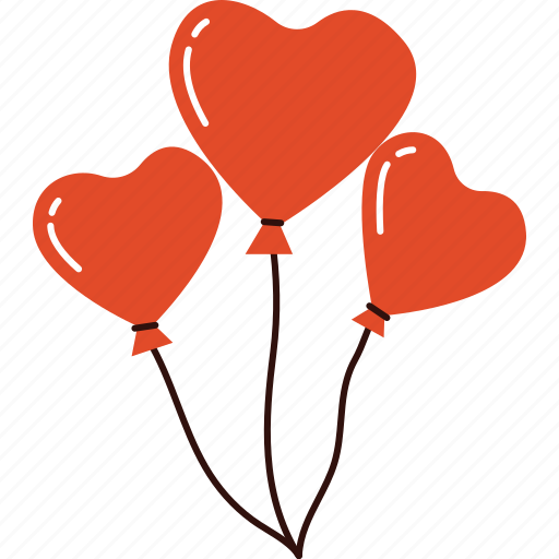 Heartballoon, heart, balloons, love, valentine icon - Download on Iconfinder