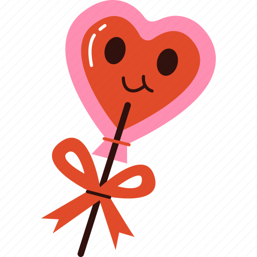 Heartlollipop, heart, love, sweet, valentine icon - Download on Iconfinder